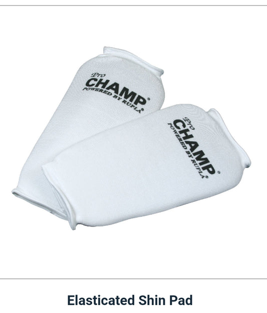 Elasticated shin pad