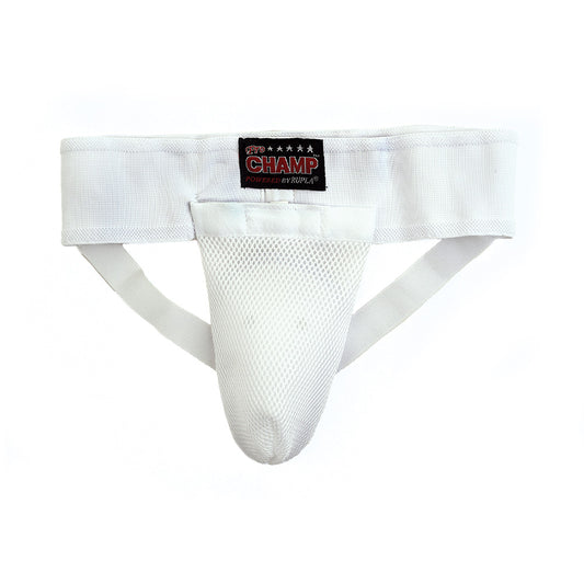 Elasticated groin guard
