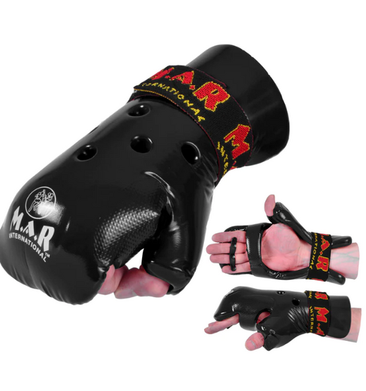 Dipped foam punching gloves